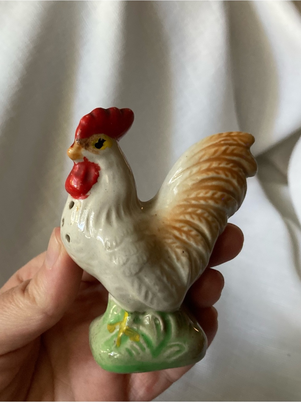 1950's Vintage Japan Handpainted Rooster Pepper Shaker!